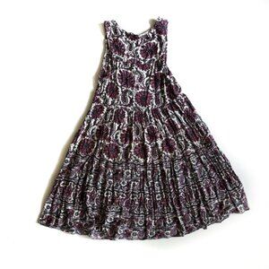 American Eagle Purple Paisley Sleeveless Dress - XS